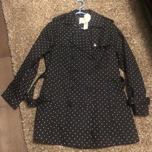 Brand new Spanners polka dotted coat